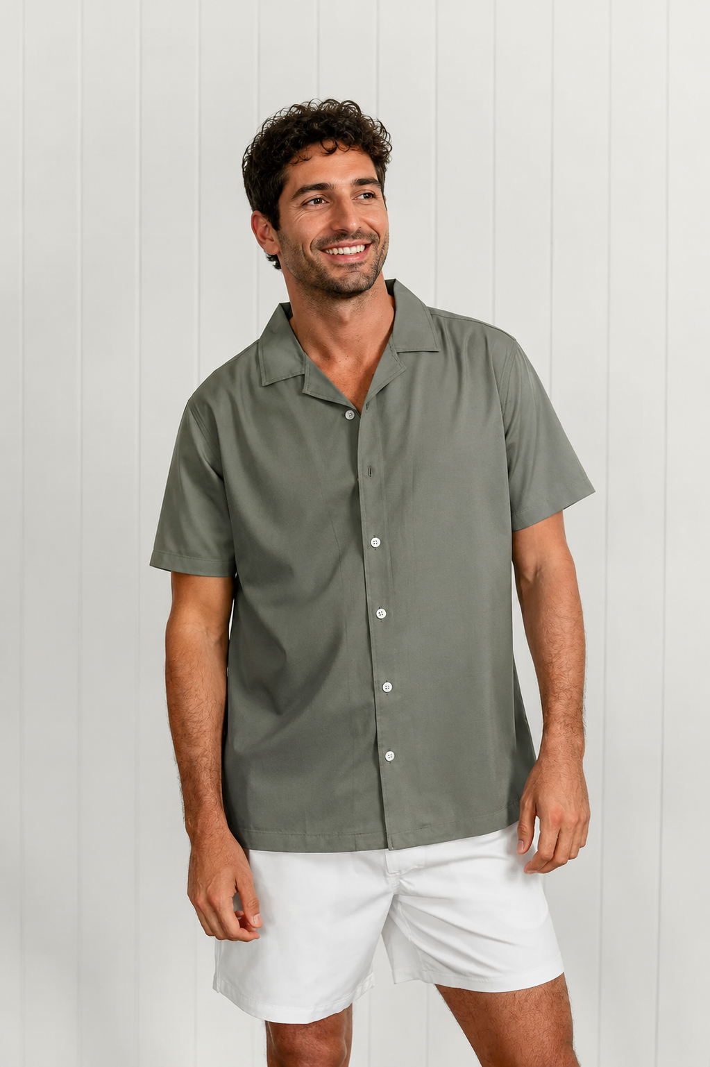 Olive Green Swim Shirt