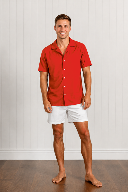 Burnt Orange Swim Shirt