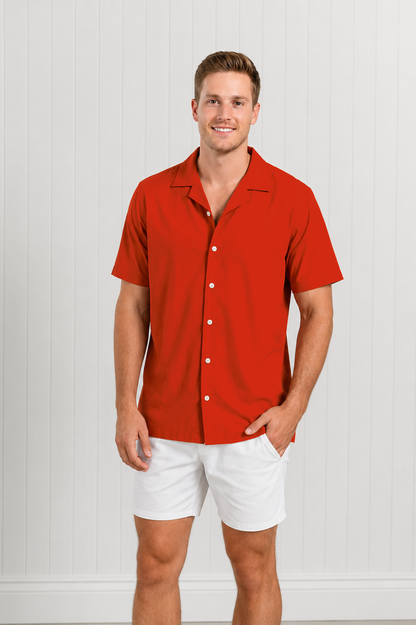 Burnt Orange Swim Shirt