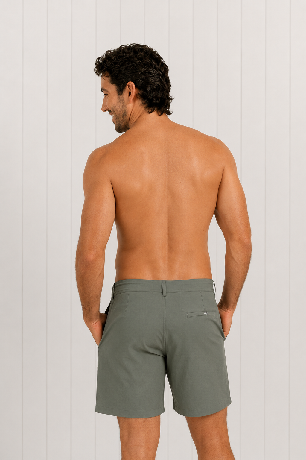 Olive Green Mareva™ Swim Shorts