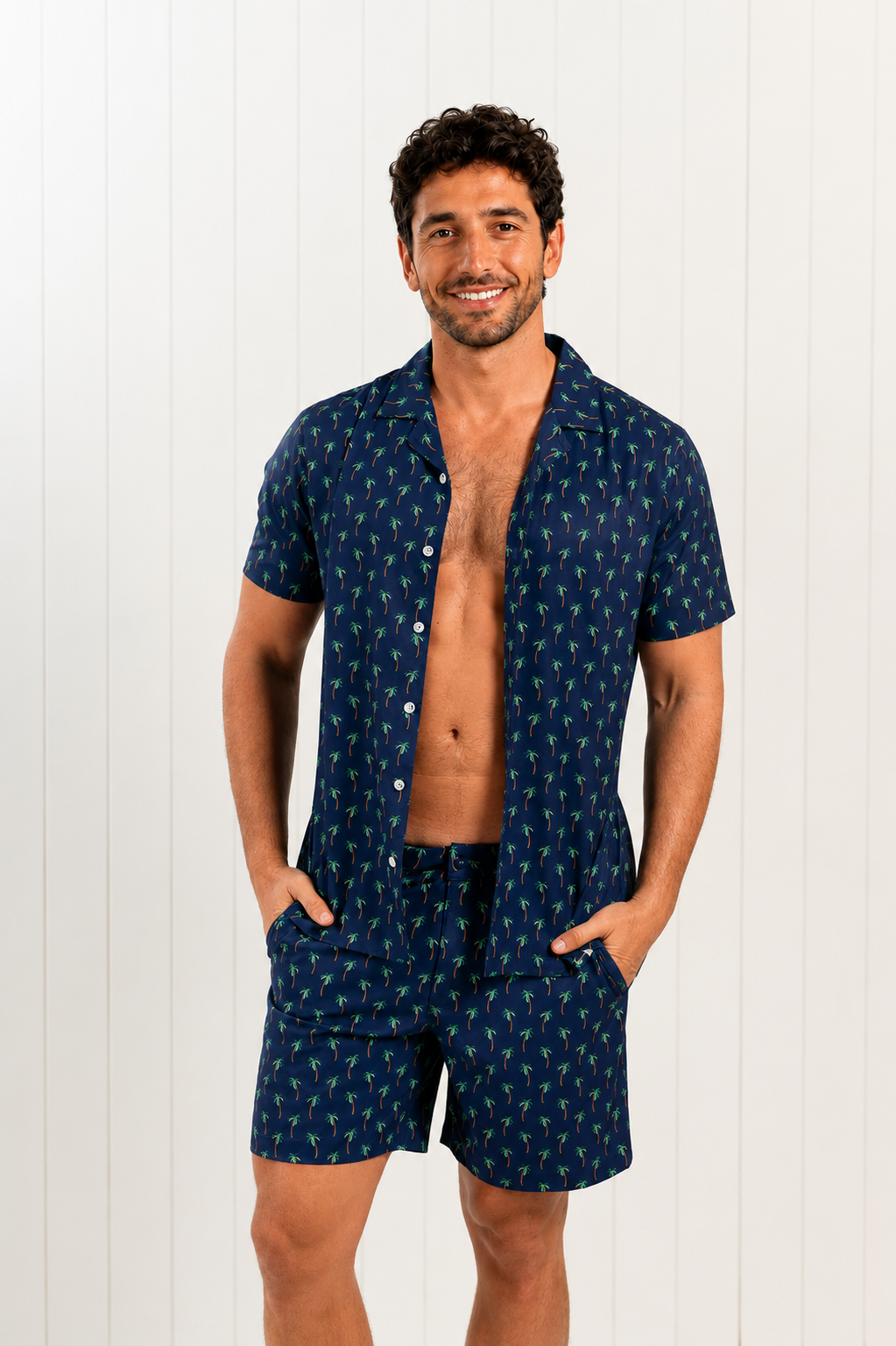 Navy Palms Mareva™ Swim Shorts
